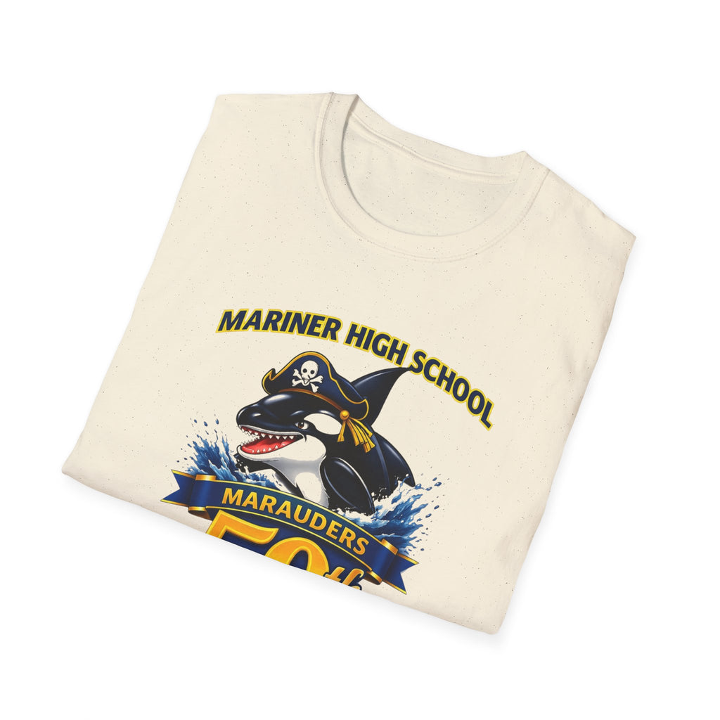 Reunion T-Shirt - Mariner High School Marauders 50th Class of 1976 (July 18, 2026)
