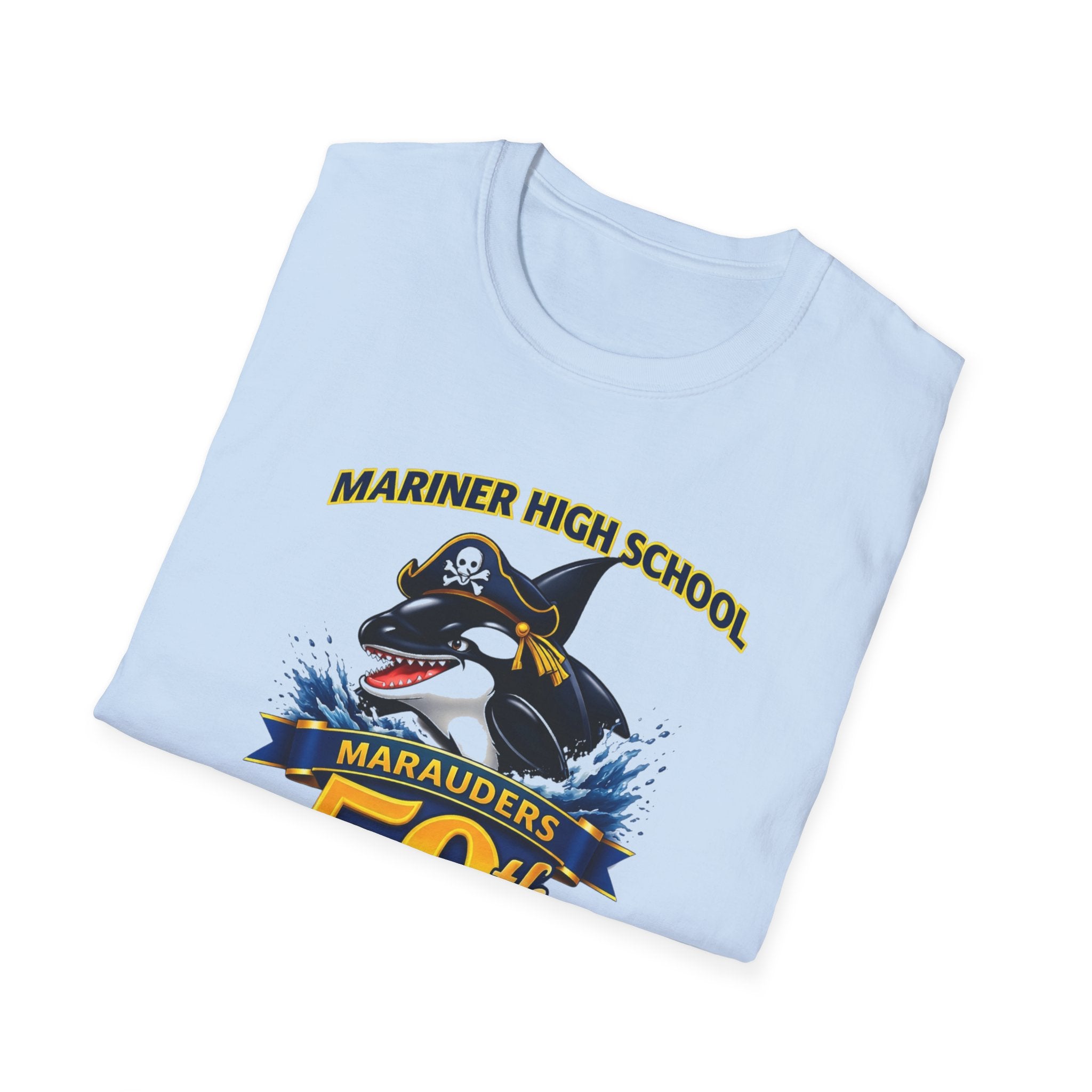 Reunion T-Shirt - Mariner High School Marauders 50th Class of 1976 (July 18, 2026)